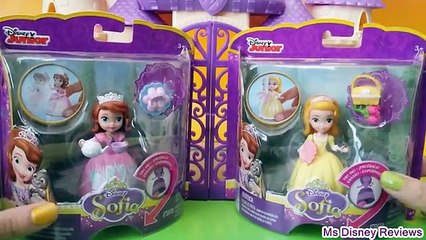 DISNEY JR. Sofia the First Tea Party Sofia Fan Fluttering Princess Amber Toy Review