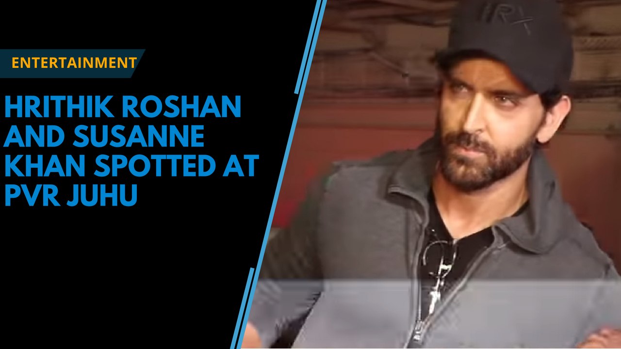 Celeb Spotting: Hrithik Roshan and Susanne Khan spotted at PVR Juhu