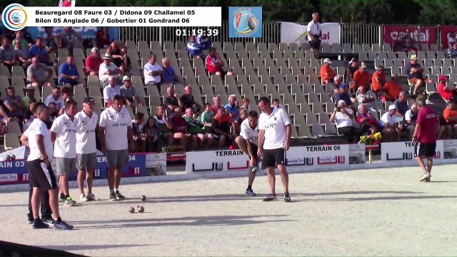 Barrages M1, première phase de poule, France Quadrettes et Triples, Aurillac 2018