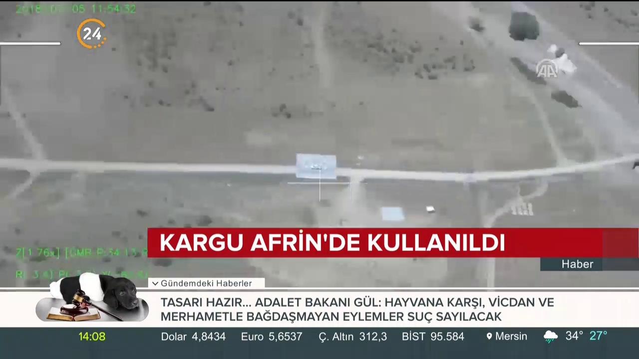Kargu Afrin'de kullanıldı