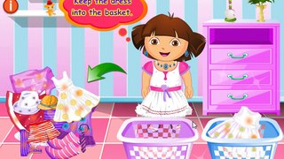 Baby Dora Laundry Cleaning Time New Baby Game For Little Kids