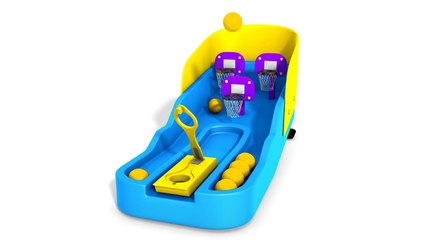 Colors for Children to Learn with Basket Ball Game | Learning Colors for Children