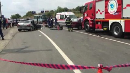 Tekirdağ'da Şiddetli Yağış Kaza Getirdi: 1 Ölü, 4 Yaralı