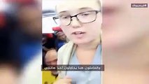 إنسانية فتاة سويدية تمنع ترحيل أفغاني الى بلده وقامت بمنع الطائرة من للإقلاع معرضة نفسها للسجن والغرامة المالية لكنها تبكي فرحاً حين انتصرت
