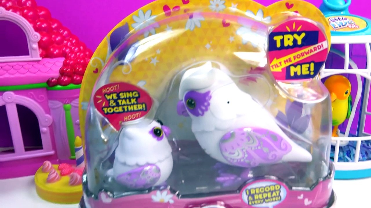 Little Live Pets Mommy Baby Owl Talking Singing Colorful Pet Queen Elsa