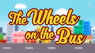 Wheels On The Bus Go Round and Round | HD Video Song with Lyrics | Nursery Rhymes by Luke