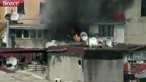 Fatih'te beş katlı binada yangın