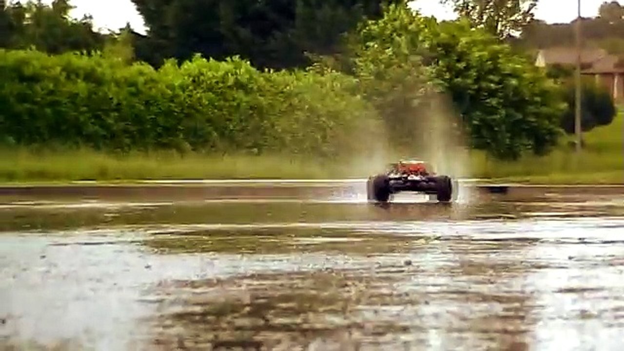 FUN with Hpi BAJA 5b SS on a rainy day