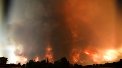 Wildfire in California Produces Firenado
