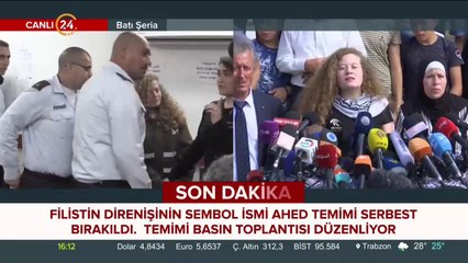 Ahed Temimi serbest bırakıldı