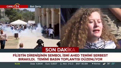 Ahed Temimi konuşuyor