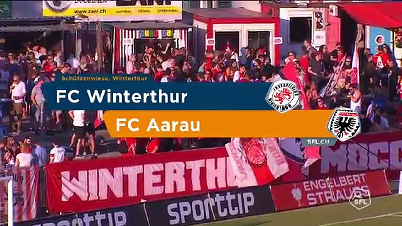 Winterthur 3:1 Aarau (Switzerland. Challenge League. 27 July 2018)