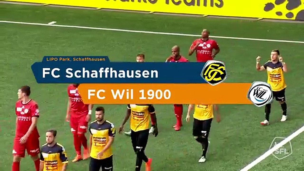Schaffhausen 2:0 Wil (Switzerland. Challenge League. 28 July 2018)