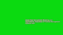 [book] New Spreadsheet Modeling and Applications: Essentials of Practical Management Science (with
