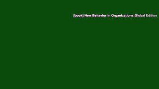 [book] New Behavior in Organizations:Global Edition