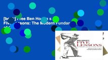 [book] Free Ben Hogan s Five Lessons: The Modern Fundamentals of Golf