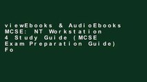 viewEbooks & AudioEbooks MCSE: NT Workstation 4 Study Guide (MCSE Exam Preparation Guide) For Kindle