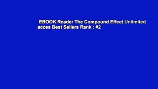 EBOOK Reader The Compound Effect Unlimited acces Best Sellers Rank : #2