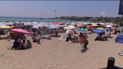 Didim'de Sıcak Hava Sahilleri Doldurdu