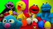 SESAME Street 10 Awesome SURPRISE EGGS: Elmo The Count Grover Oscar the Grouch Barkley Zoe