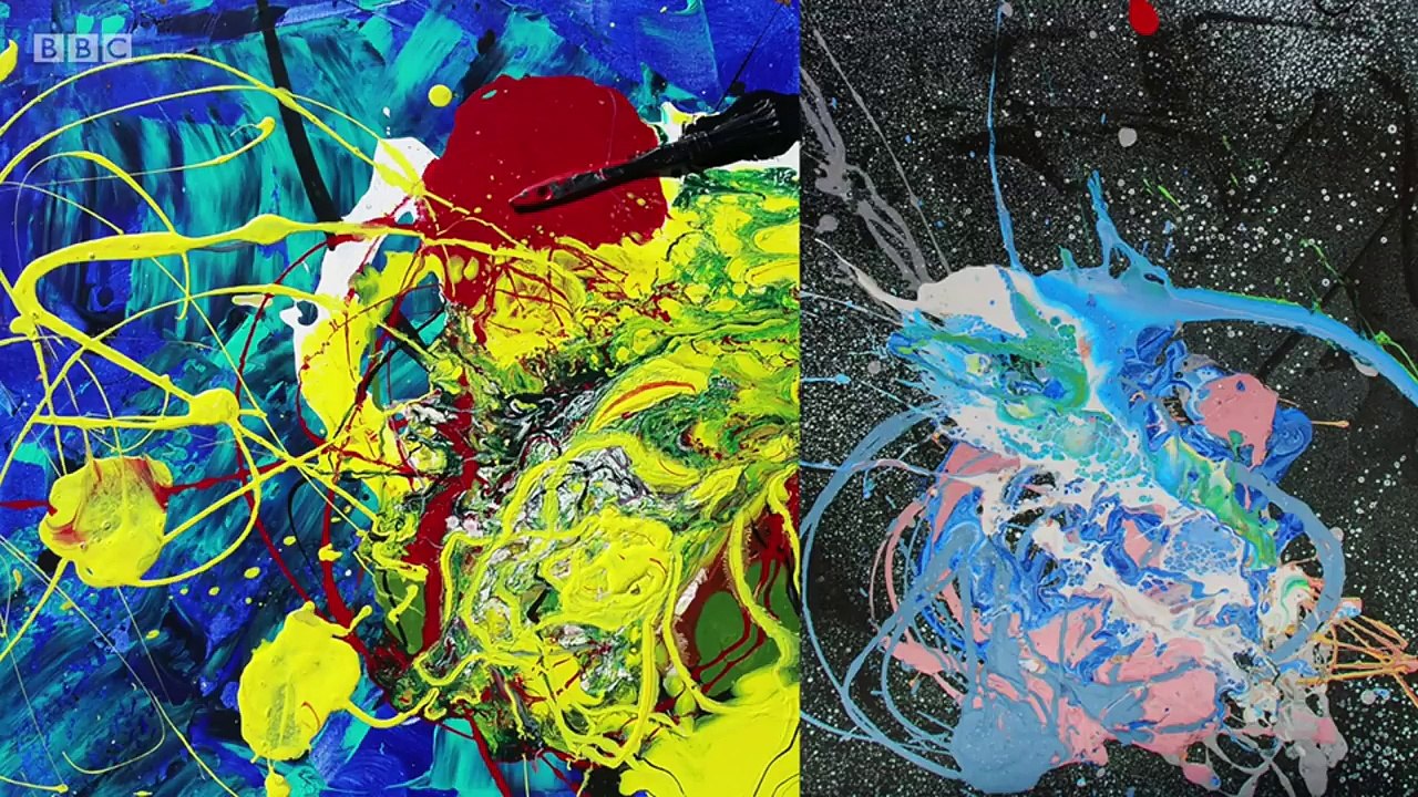 This four-year-old's art sells for thousands - BBC News