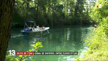 Au fil de l'eau : canal de Savières, entre fleuve et lac