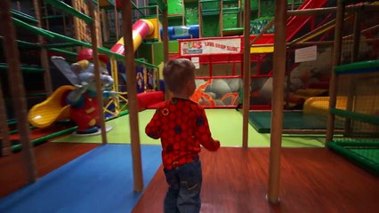 Fun Slides at Busfabriken (indoor playground)