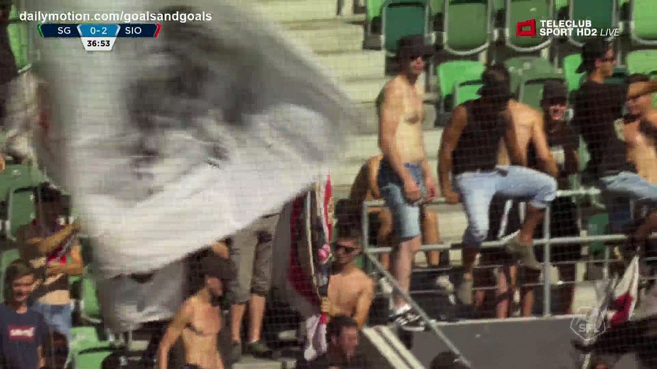 Moussa Kalilou Djitte Goal HD - St. Gallen 0 - 2 FC Sion - 29.07.2018 (Full Replay)