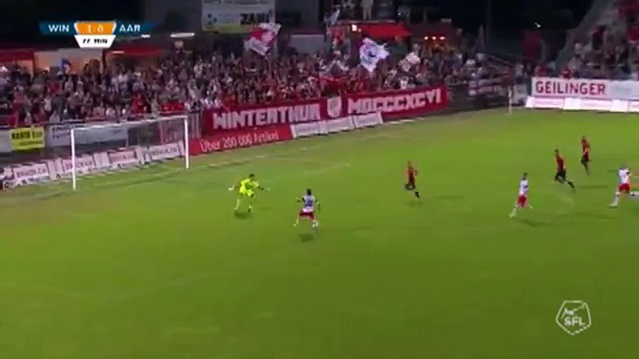 Winterthur 2:0 Aarau (Switzerland. Challenge League. 27 July 2018)