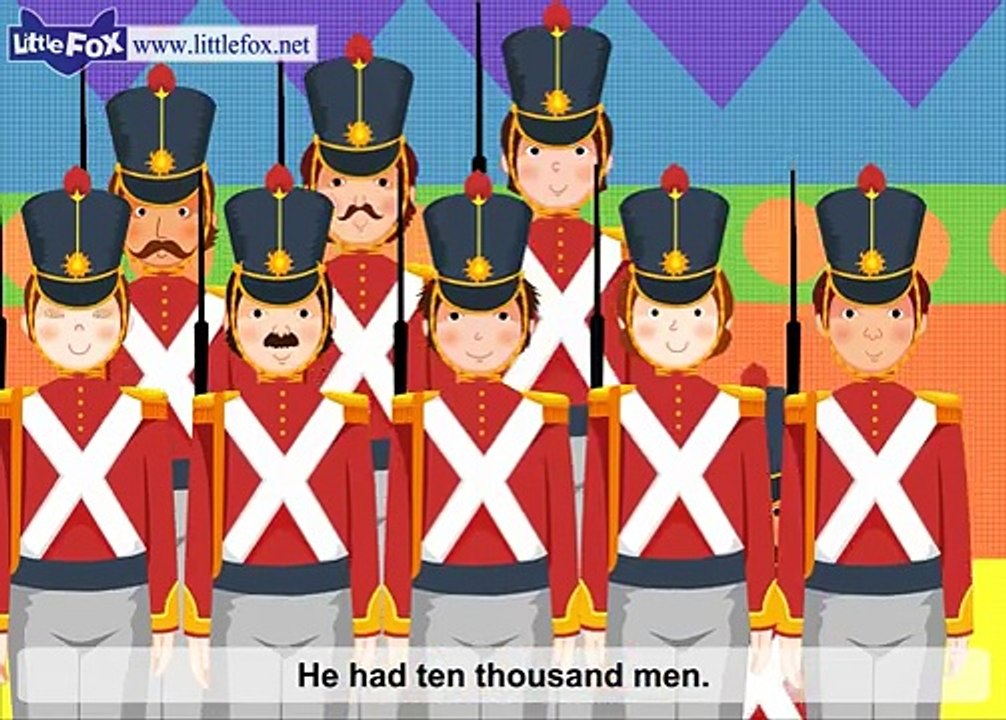 The Noble Duke of York | Nursery Rhymes by Little Fox
