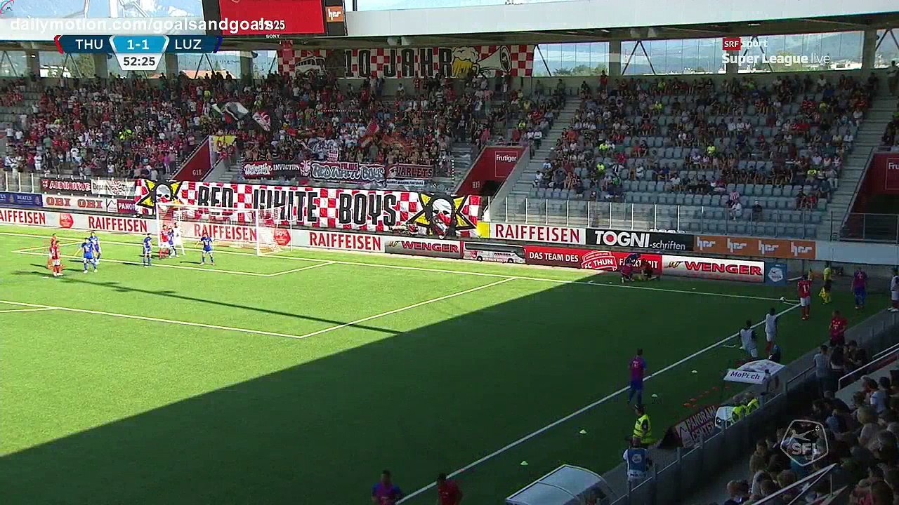 Dennis Hediger Goal HD - Thun 2 - 1 Luzern - 29.07.2018 (Full Replay)