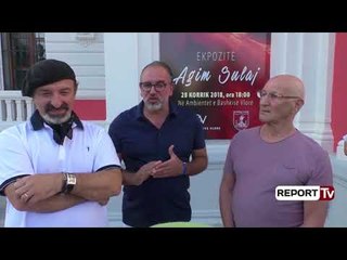 Report Tv - Rikthehet piktori Agim Sulaj, ekspozitë në Vlorë për vitin e Skënderbeut