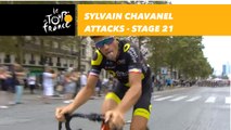 Attaque de Sylvain Chavanel / Chavanel Attacks! - Étape 21 / Stage 21 - Tour de France 2018