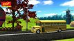 The Wheels on the Bus Go Round and Round Rhyme Cartoon Animation Rhymes Songs for Children