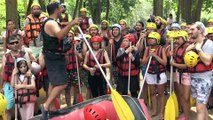 Rafting tesislerinde hafta sonu yoğunluğu - DÜZCE