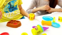 Colorati Ripiani SongMics Con La Divertente Pasta Play-Doh - Video Di Cucina Per Bambini