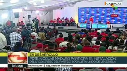 Presidente Maduro llama al Congreso del PSUV a escuchar al país