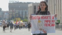 Detenido en Moscú el organizador de manifestación contra reforma de pensiones