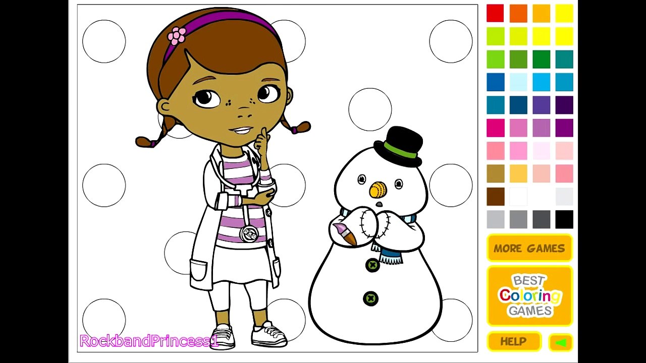 Free Doc McStuffins Coloring Pages For Kids Doc McStuffins Coloring Pages