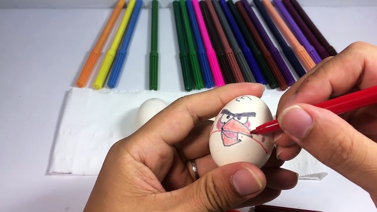 Angry Birds Coloring Easter Eggs Angry Birds Drawing and Colouring