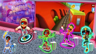 Subway Surfers with Spinners on TV Finger Family Song | Funny Nursery Rhymes for Kids