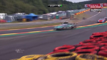 Belgique : une Lamborghini finit dans le public lors d'une course (vidéo)
