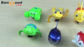 Cute Wind Up Moving Swimming Fish Turtle Frog Baby Kid Bath Banggood.com