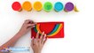 Play Doh How to Make Giant Rainbow Skittles * Play Dough Art * Creative For Kids * Rainbow