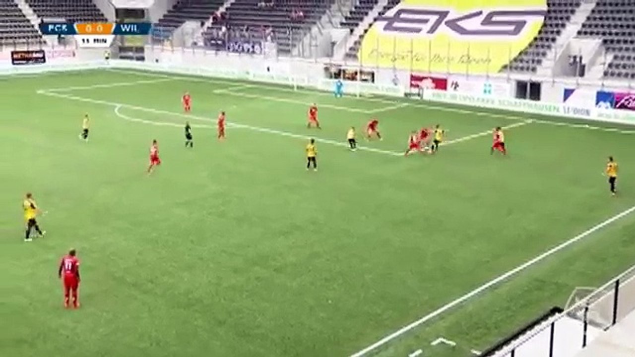 Schaffhausen 1:0 Wil (Switzerland. Challenge League. 28 July 2018)