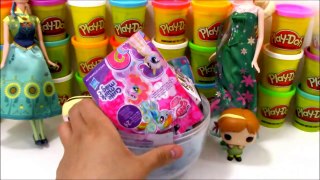 Huge Frozen Fever Giant Play Doh Surprise Egg with New Elsa and Anna Dolls