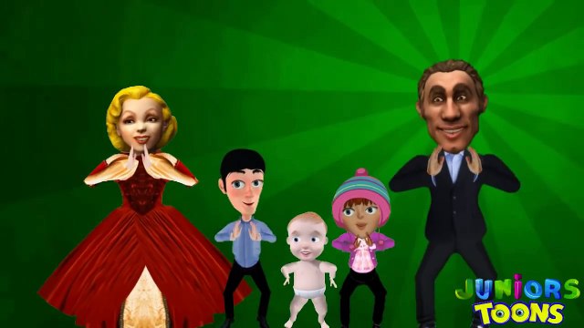 The Finger Family Nursery Rhymes | Karaoke | JUNIORS TOONS