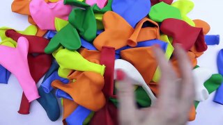 Learn Colors with Balloons for Children Toddlers and Babies Fun Learning Contest with Ball