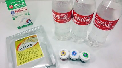 DIY How To Make Colors Real Coca Cola Milk Gummy Pudding Learn Colors Slime Big