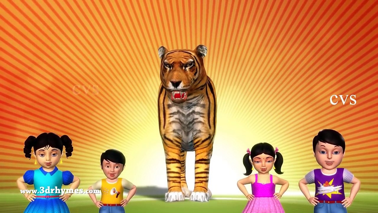 Animal Finger Family - Finger Family Song - 3D Animation Nursery Rhymes & Songs for Children